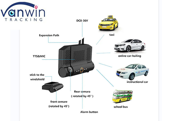4g wifi 1080p TF card camcorder with gps 2ch ahd mdvr camera 1080p for vehicles