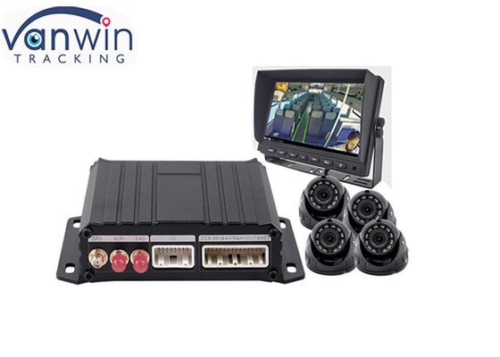 3G 4G Dual SD 4ch Mobile Dvr Real Time Surveillance Solution