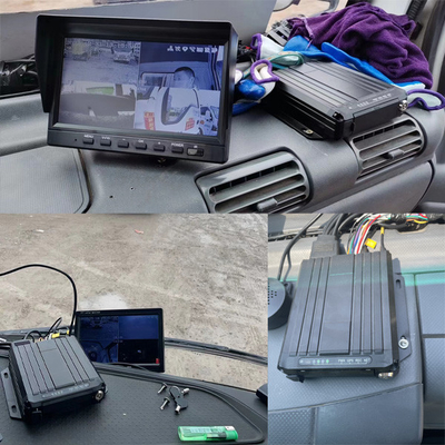 Portable Mini 4CH SD Card Car Camera Recorder with GPS Truck Tracking