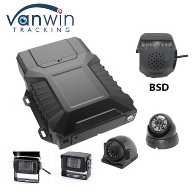 4CH 1080P Mobile DVR SD Card Hard Disk ADAS DSM BSD Face Recognition Fatigue Detect MDVR For Truck Bus