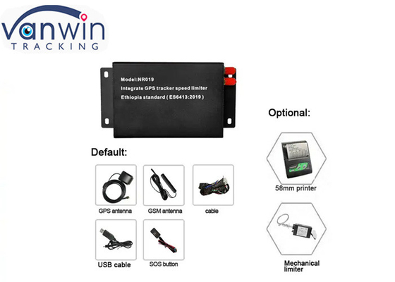 GPS Road Speed Limiter Vehicle Intelligent Speed Assistance (ISA) System For Ethiopia