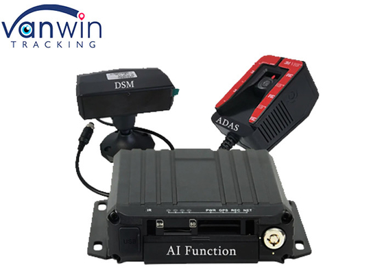 4 Channel 1080P Vehicle GPS 4G WIFI AI BSD DSM ADAS MDVR for Bus