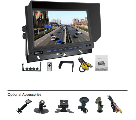 7/9/10.1 inch IPS Rear View Monitor AI Left/Right/Back Blind Spot Detection Reversing AI MDVR