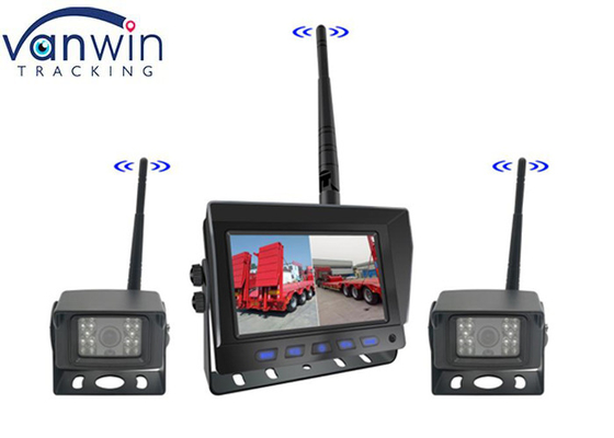 AHD Digital Wireless Car Reversing Backup Camera Kit Forklift Truck Van Wireless TFT Car Monitor System