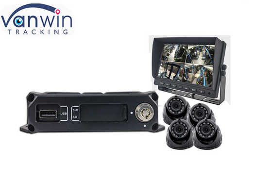 720p AHD 1080P 4G GPS  4CH mobile dvr systems for Truck bus