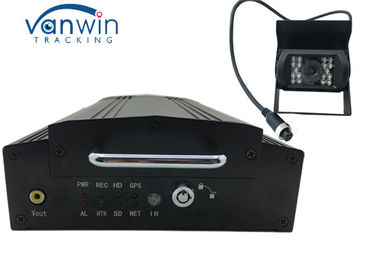 Anti knock sturdy 4CH 8CH AHD vehicle camera dvr with 4G Hotspot GPS , 2TB Storage , Free CMS