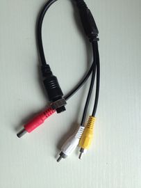 Female 4-Pin to RCA (A/V) Adapter Wire , RCA to 4-PIN Monitor / Camera Adapter