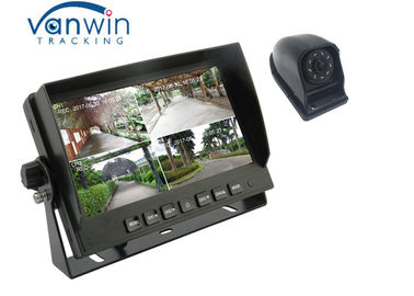 4CH High Definition 7inch Quad Car Monitor with 4 1080P Cameras for Truck