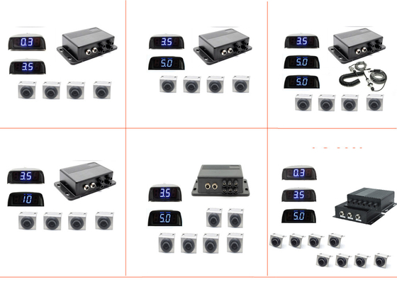 0.4-5m Detection Range Anti-Collision Radar System with Big LED Display and Beep Alert