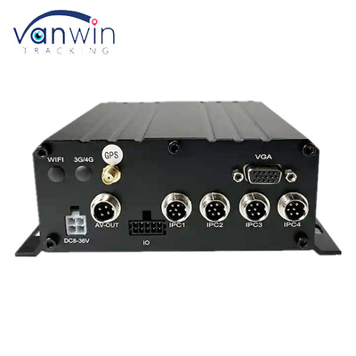 4CH 1080P AHD 3G 4G WIFI And GPS SD HHD Mobile NVR For Bus / Truck / Taxi