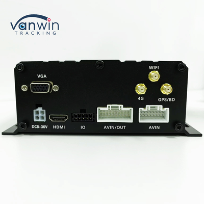 Full HD 8CH 1080P MDVR With 4G 5G GPS WIFI Device For Monitoring Cars Buses Taxis Dual Hard Drives