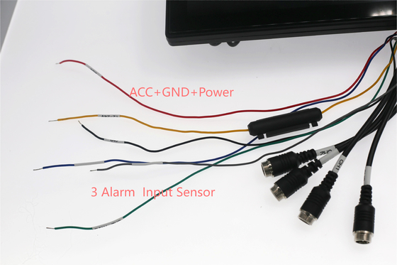 4G Car Mounted SD Card Recording All-In-One Machine With 4-Channel Monitoring And GPS Positioning