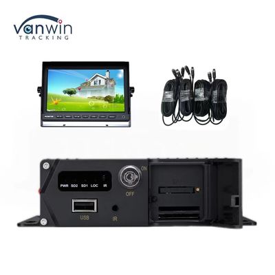DC 12V 36V H.265 4CH HD 1080P Car Mobile DVR Dash Cam Recorder with Wireless Transfer