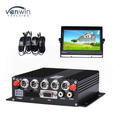 DC 12V 36V H.265 4CH HD 1080P Car Mobile DVR Dash Cam Recorder with Wireless Transfer