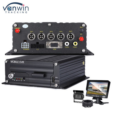 Vehicle 1080P H.265 4CH SD Car Mobile DVR Dash Cam Recorder