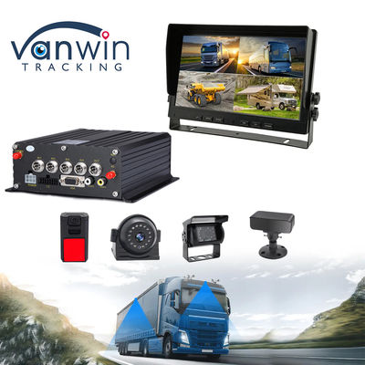 Vehicle 1080P H.265 4CH SD Car Mobile DVR Dash Cam Recorder
