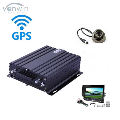 H.265 4CH HD Vehicle Mobile DVR 1080P AI Car Recorder With Alarm Input Pulse Speed Input