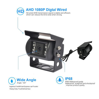 Truck And Bus Reversing Assist Device IP69K Waterproof Rear Monitoring Camera