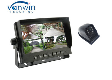 Security 360 Degree TFT Car Monitor , 7 Inch Screen Car Video Monitors SD Card Storage