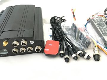 4G 4 Channel GPS Video vehicle dvr system with 2 Tera HDD Storage 4 Cameras RS232 MDVR