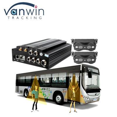 8CH 1080P Passenger Counter MDVR For 2 Door Bus , High Accuracy Bus Passenger Counting System