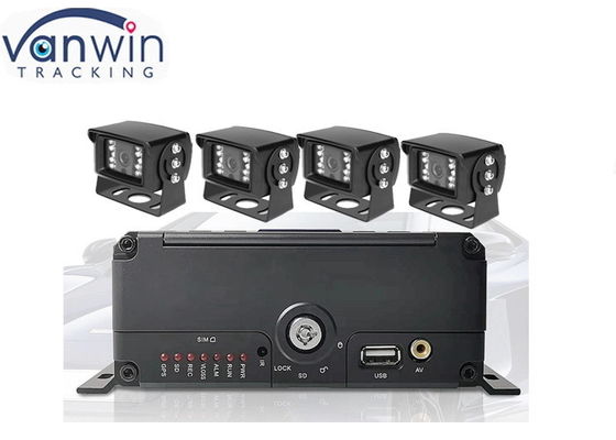 Car Storage Card AHD 1080P 4CH Hard Drive Mobile DVR High Definition Video Monitor