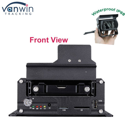 1080P H265 DUAL SD Card 8 Channel Mobile DVR with HDD Max 2TB for Taxi Trucks Vans