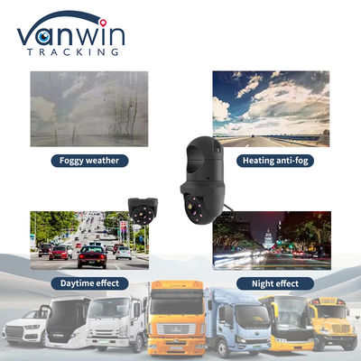 Mini AHD 6 IR Lights IP69K Waterproof Car Dome Camera For Truck Bus With Super Nightvision
