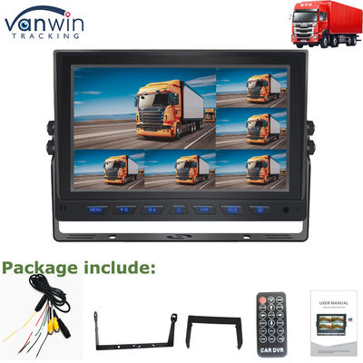 7 Inch Realtime GPS 4G AHD 4CH Monitor TFT Car Monitor Display for Car Bus Truck