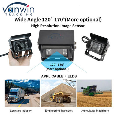 Super Wide Angle IP68 1080P AHD Car Surveillance Camera For Bus Truck Trailer Van Vehicle Camera