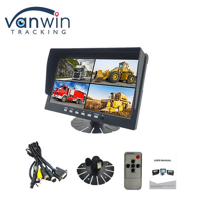 10.1 Inch IPS Security TFT Car Monitor HD 1080P Display For Truck Bus Vehicle Camera