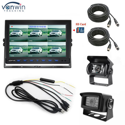 10.1 Inch AHD Quadripation Monitor Onboard Monitoring Display Screen