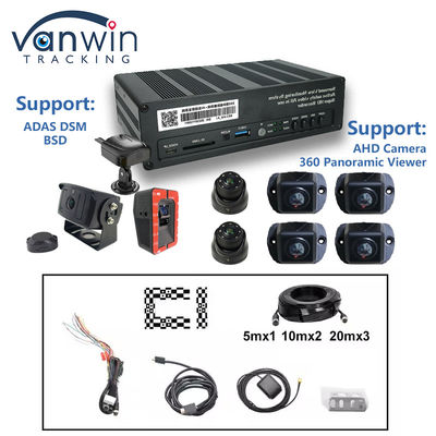 8 CH 4G 360 Panoramic Viewing MDVR With AI ADAS DSM BSD Panoramic View Car Vehicle DVR Camera System