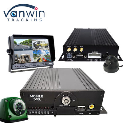 4CH Dual SD Card GPS MDVR Camera With 4G WiFi Mobile DVR School Bus Security System