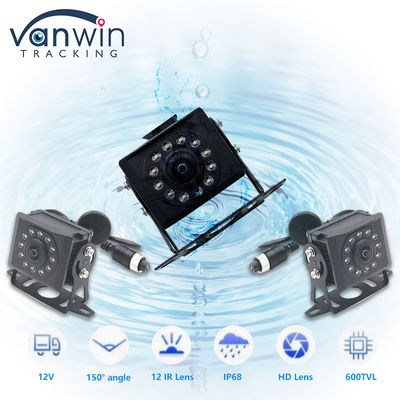 12 IR Night Vision Security Camera For Bus Truck , Motorhome IP68 Waterproof Camera