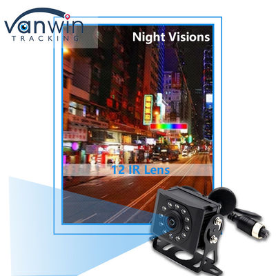 12 IR Night Vision Security Camera For Bus Truck , Motorhome IP68 Waterproof Camera