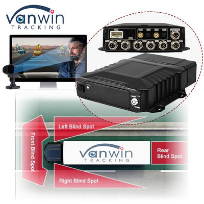 AHD 1080P 8CH 4G GPS Mobile DVR With Built-In ADAS DSM BSD Algorithm AI Powered