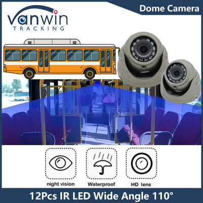 Vehicle Mounted Camera Full HD 1080P Night Vision 2.8mm Lens Wide Angle Dome Camera
