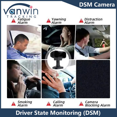 DMS 4G GPS Full HD Monitoring Truck Fatigue Camera Anti Sleep Safety Material Driver