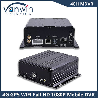 4CH GPS 4G WiFi Mobile DVR Full HD 1080P Car Camera HDD Mdvr For Bus Van Truck Vehicle