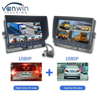 10.1 inch AHD Car Screen Display 8CH MDVR Camera 1080P Color TFT Car Monitor Systems