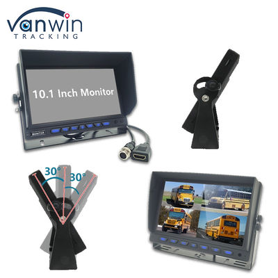 10.1 inch AHD Car Screen Display 8CH MDVR Camera 1080P Color TFT Car Monitor Systems