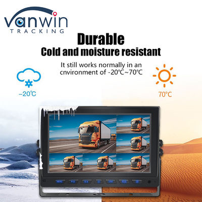 9 Inch AHD 1080P MDVR Monitor 8 Channel Full HD Split Display Monitor For Vehicle