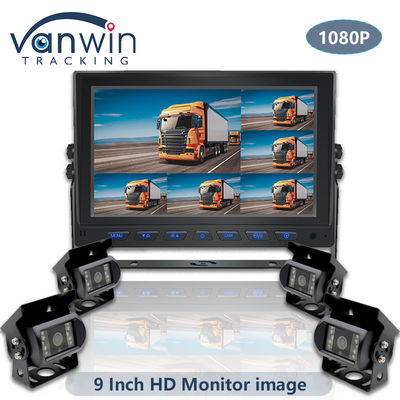 9 Inch AHD 1080P MDVR Monitor 8 Channel Full HD Split Display Monitor For Vehicle