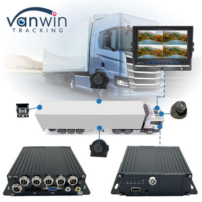 4G GPS Dual SD Card Mobile DVR 1080P 4CH CCTV Camera Recorder Security Mobile Tracking DVR