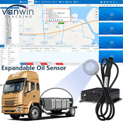 Non - Contact Ultrasonic Moving Fuel Oil Diesel Liquid Fleet Monitoring Fuel Level Sensor