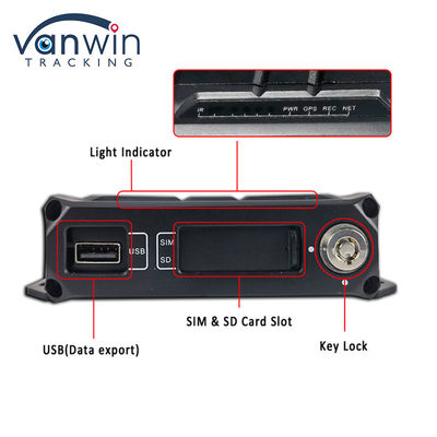 H.264 4CH HD 1080P Mobile DVR 4G GPS WIFI SD Card MINI MDVR For Car Video Monitoring