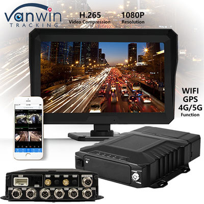 8CH 1080P AHD HDD Mobile DVR With 4G GPS MDVR Recorder Truck Security Monitor Alarm System