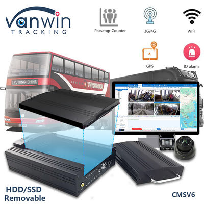 OEM 8CH HD 1080P HDD Mobile DVR With 4G GPS WIFI MDVR For Fleet Management System