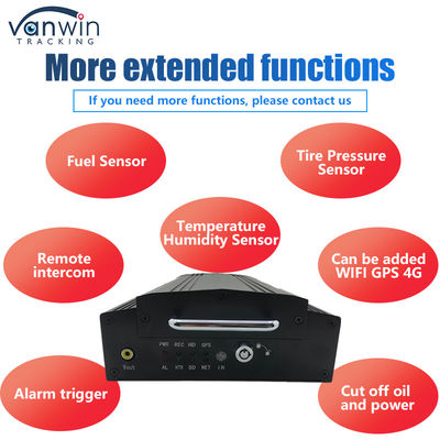 OEM 8CH HD 1080P HDD Mobile DVR With 4G GPS WIFI MDVR For Fleet Management System